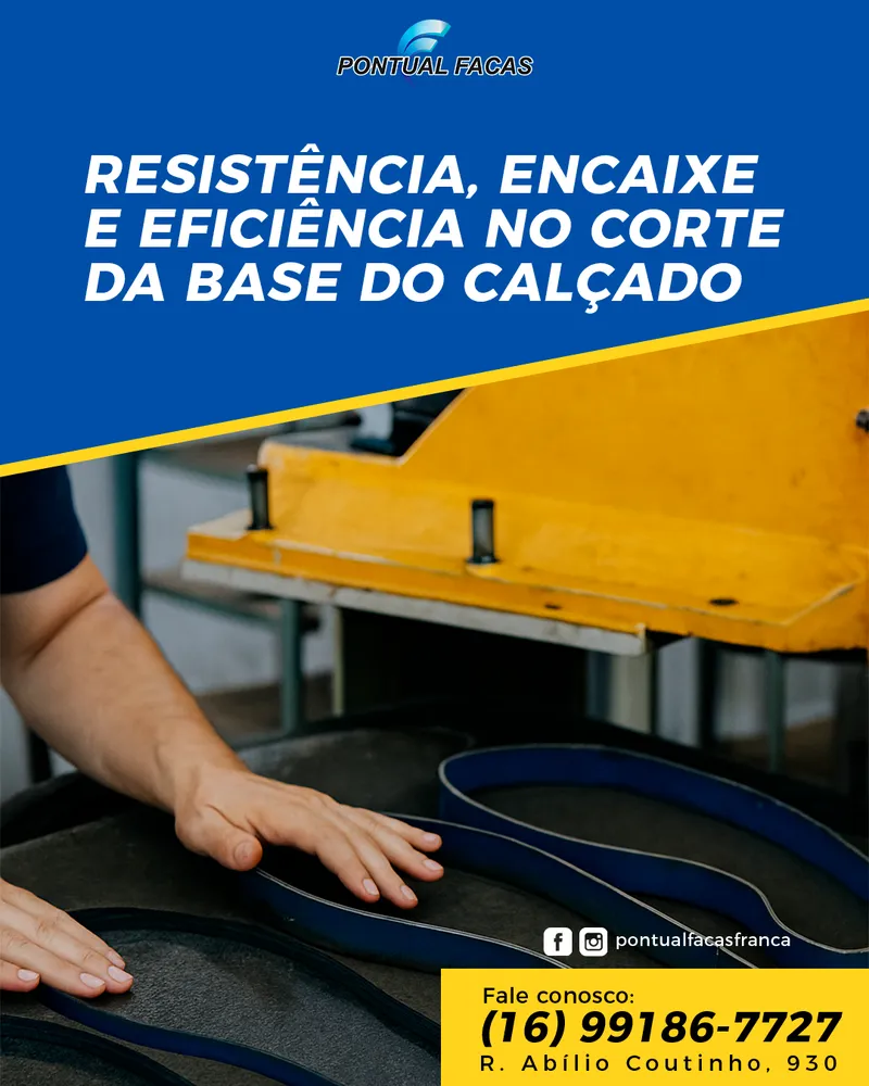 Facas para Prensas industriais de alta precisão — Pontual Facas Franca SP