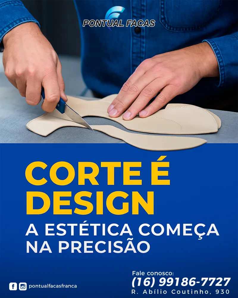Gabaritos para Máquina de Costura Programada — Pontual Facas Franca SP